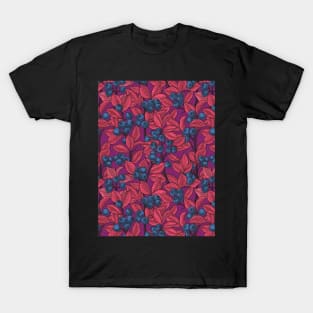 Blueberries - blue and red T-Shirt